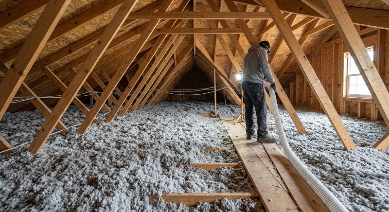 Blown Insulation Installation in Boulder, CO